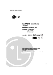 LG FBS-K162V Owner's Manual