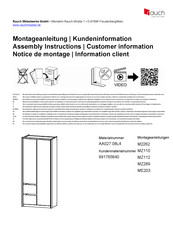 Rauch M2262 Assembly Instructions Manual