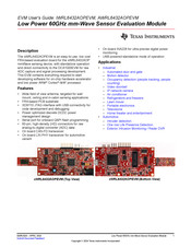 Texas Instruments WRL6432AOPEVM Series User Manual