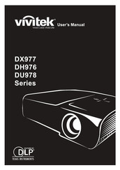 Vivitek DH976 Series User Manual