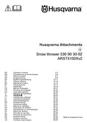 Husqvarna ARST5100Xv2 Operator's Manual