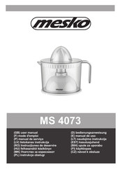 Mesko MS 4073 User Manual