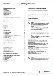 ebm-papst R3G450-PB29-L1 Operating Instructions Manual
