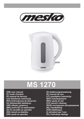 Mesko MS 1270 User Manual