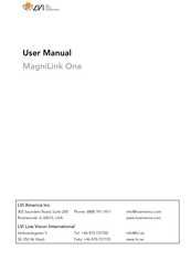 Lvi MagniLink One User Manual