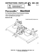 Graco PrecisionMix 223-859 Instructions-Parts List Manual