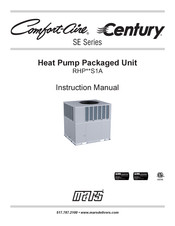 Mars Comfort-Aire Century RHP48S1A Instruction Manual