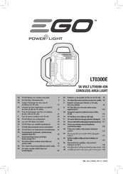 Ego Power+ LT0300E Original Instructions Manual