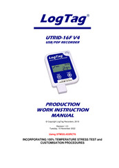 LogTag UTRID-16F W Instruction Manual