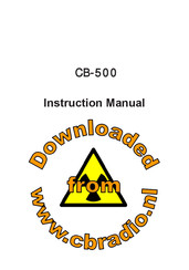 Radioddity CB-500 Instruction Manual