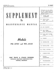 GMC PD-4151 Maintenance Manual