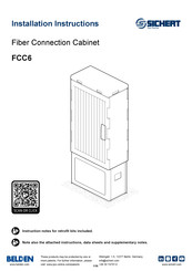 Belden 54.2209.00.00 Installation Instructions Manual