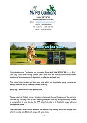 My Pet Command MPCGPS3 Manual
