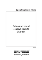 Brunner EWP HK Operating Instructions Manual