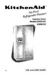 KitchenAid KSRS22Q Use And Care Manual