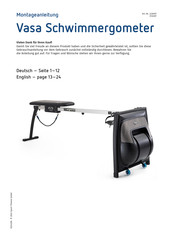 Sport-thieme Vasa Swim Bench 3132207 Operating & Assembly Instructions