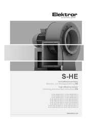 Elektor S-HE 470/120-60/5,5 Operating And Assembly Instruction Manual