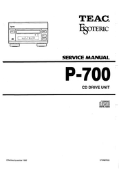 Teac ESOTERIC P-700 Service Manual