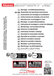 Carrera EXPERT RC Brushless Buggy Assembly And Operating Instructions Manual