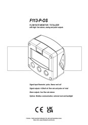 Fluidwell F113-P-OS Manual