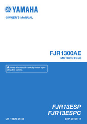 Yamaha FJR13ESPC 2023 Owner's Manual