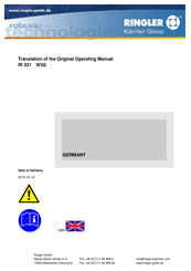 Kärcher RINGLER RI 331 Original Operating Manual