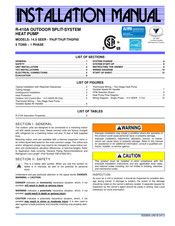 Johnson Controls YHJF60 Installation Manual