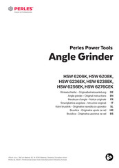 Perles HSW 6276CEK Original Instructions Manual