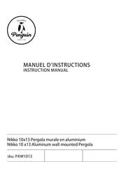 Gazebo penguin Nikko PAW1013 Instruction Manual