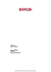 Barco VisuPlus R9830602 Instruction Manual
