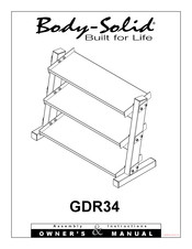 Body Solid GDR34 Assembly Instructions & Owner's Manual