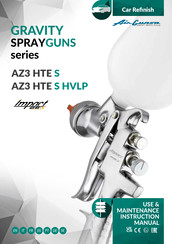 Anest Iwata Air Gunsa AZ3 HTE AV Installation, Use & Maintenance Instruction Manual