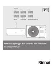 Rinnai HINRP80B Installation Manual