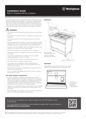 Westinghouse WFE9756DD Installation Manual