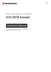 Shimadzu ECD-2010 Exceed Instruction Manual