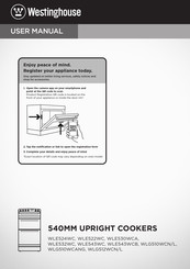 Westinghouse WLE543WCB User Manual