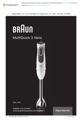 Braun MultiQuick 3 Vario MQ 3135 Manual