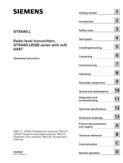 Siemens SITRANS LR510 Operating Instructions Manual