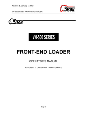 Bison VH-500 Series Operator's Manual