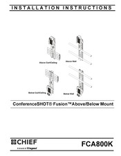LEGRAND Chief IntelliSHOT Fusion FCA800E Installation Instructions Manual