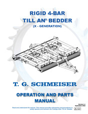 Schmeiser Till An' Bedder-X Operation And Parts Manual