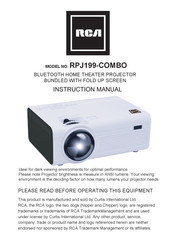 RCA RPJ199-COMBO Instruction Manual