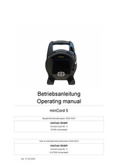 minCam minCord 5 Operating Manual