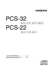 Onkyo PCS-32 Instruction Manual