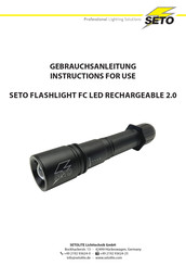 Seto 78 0G622C Instructions For Use Manual
