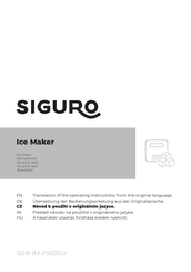 SIGURO SGR-IM-F560SU Translation Of The Operating Instructions