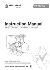 Walrus Pump TQ2200 Instruction Manual