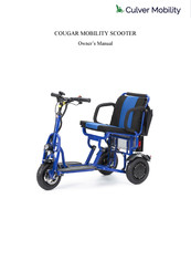 Culver Mobility COUGAR Owner's Manual