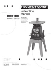 Record Power BBS100 Instruction Manual