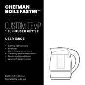Chefman BOILS FASTER CUSTOM-TEMP RJ11-17-CTI-RL-EU User Manual